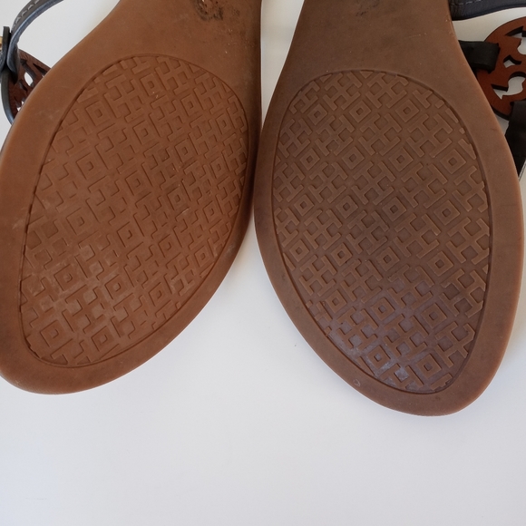 Tory Burch Gabriel Flat Thong Sandals Size 9M - Picture 6 of 9